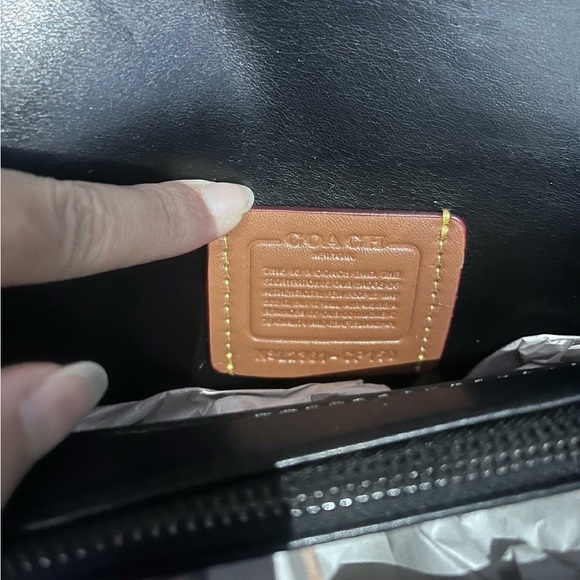 Coach Black Quilted Shoulder Bag